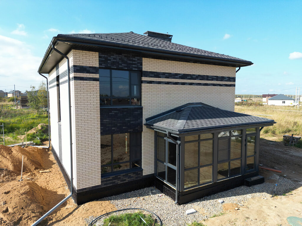 Двухэтажный дом из керамических блоков 165 м² в Костроме КП Малиновка